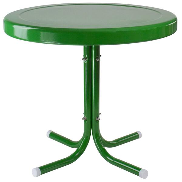 Northlight Seasonal 22in. Retro Tulip Side Table - Green - image 