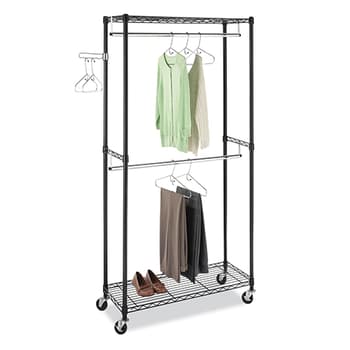 Whitmor Supreme Double Rod Garment Rack