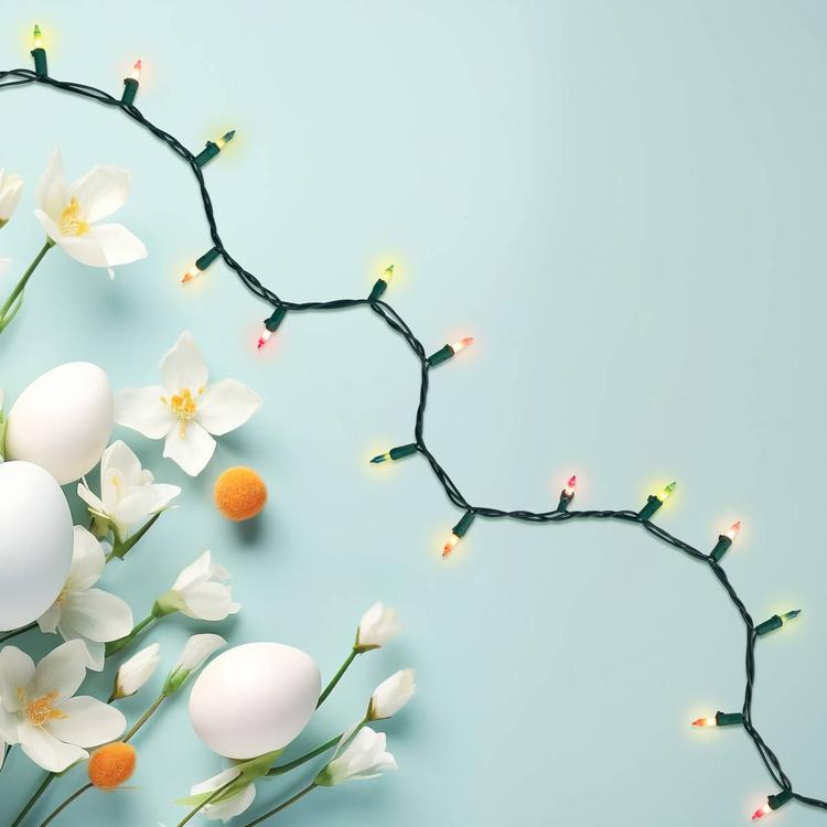 Northlight Seasonal 7ft. Pastel Mini Easter Light Set