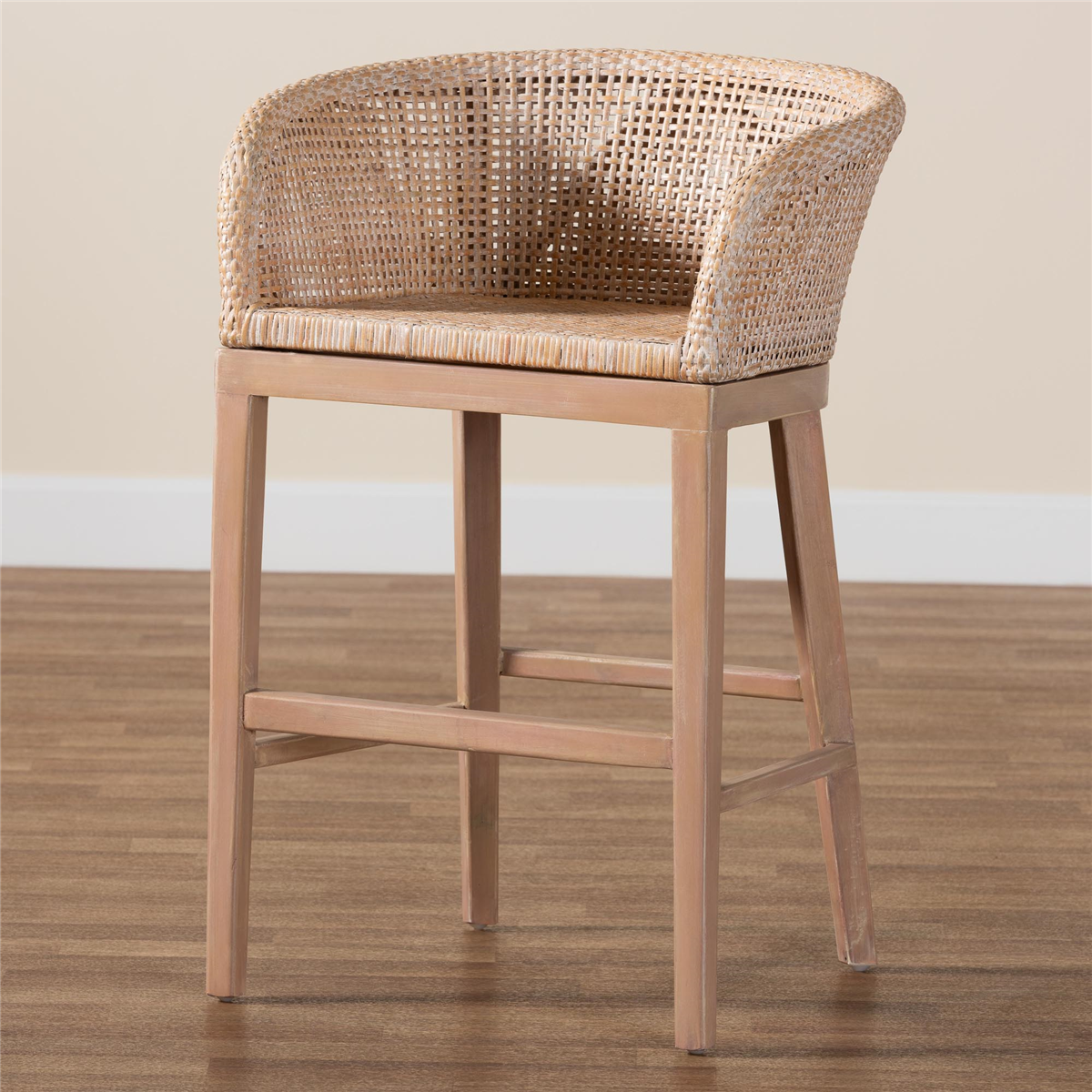 bali & pari Papua Modern Bohemian Counter Stool