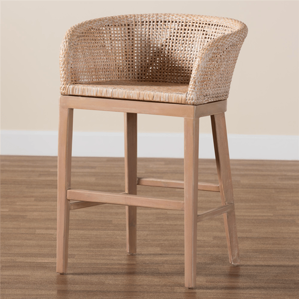 bali & pari Papua Modern Bohemian Counter Stool
