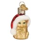 Old World Christmas Mini Santa Kitten Ornament - image 2