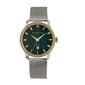 Mens Geoffrey Beene(R) Silver 42mm Diamond Bezel Watch - GBA0001SLG - image 1