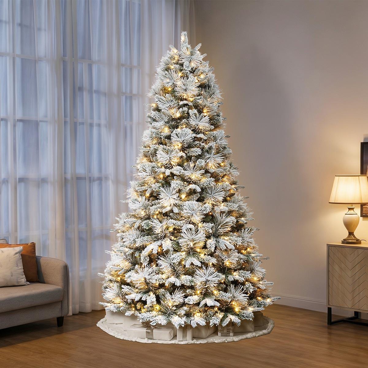Puleo International Glacier Frost Cashmere 7.5ft. Christmas Tree