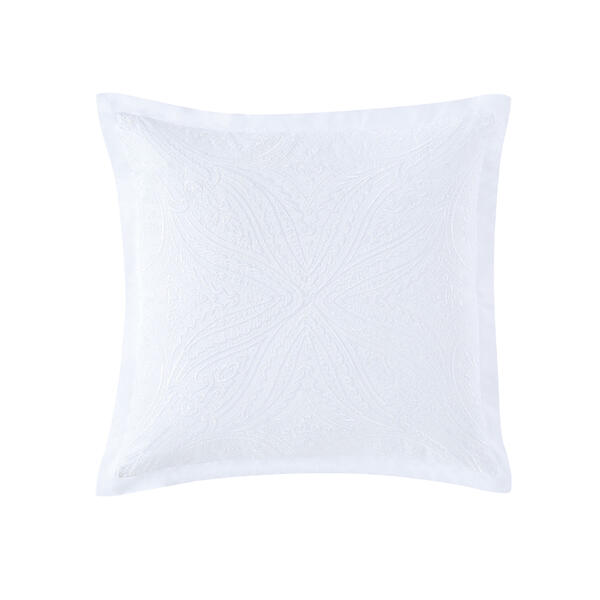 Charisma Settee Square Embroidered Decorative Pillow - 18x18 - image 