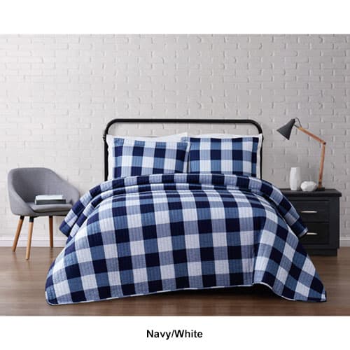 Truly Soft Everyday Buffalo Plaid Quilt Set