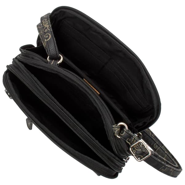 MultiSac Zippy Crossbody - Black Stefano Floral