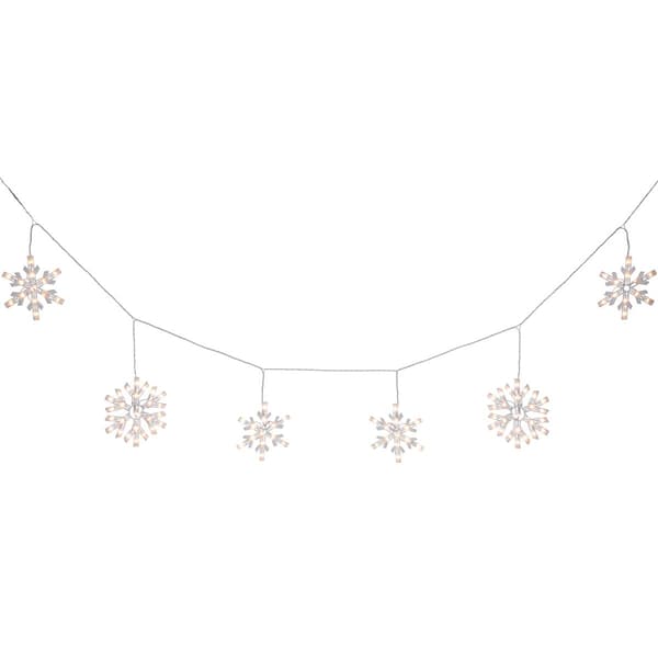 Northlight Seasonal 8.5ft. Snowflake Icicle Christmas Lights