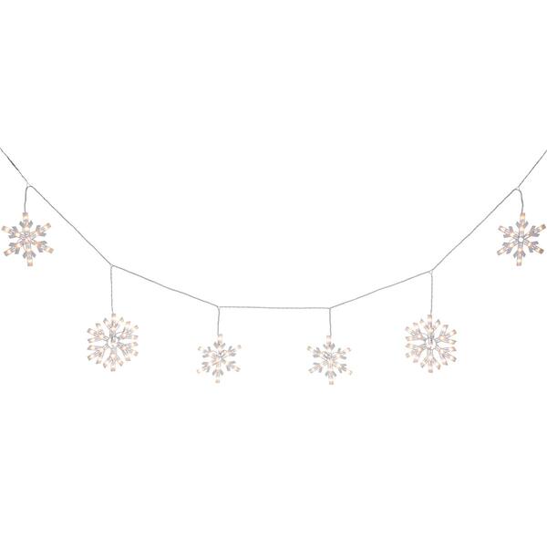 Northlight Seasonal 8.5ft. Snowflake Icicle Christmas Lights - image 