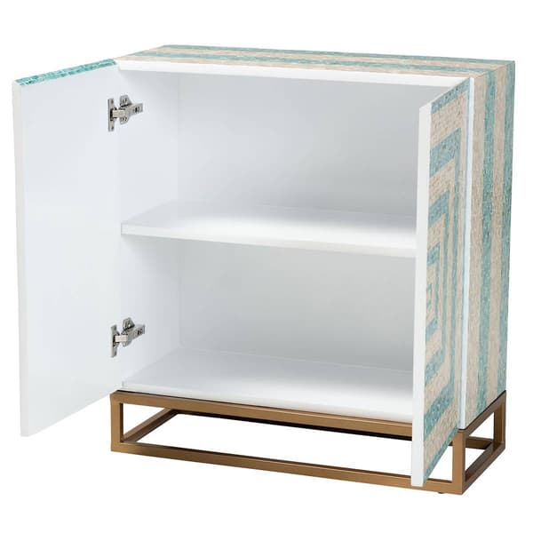 Baxton Studio Utari Modern Bohemian Storage Cabinet