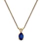 Gemstone Classics(tm) 14kt. Gold September Birthstone Necklace - image 1