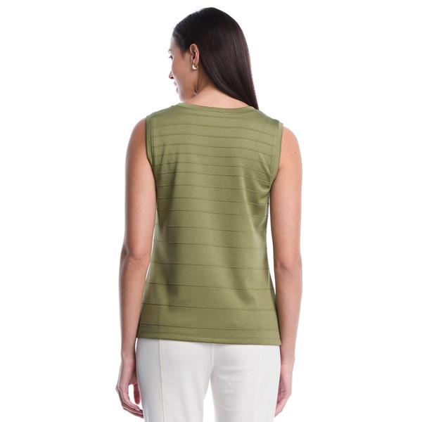 Petite Rafaella® Solid Ottoman Knit Tank Top