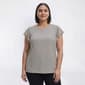 Plus Size Preswick & Moore(R) Solid Mix Media Blouse - image 1