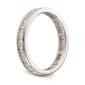 Pure Fire 14kt. White Gold Lab Grown 1ctw. Eternity Band - image 4