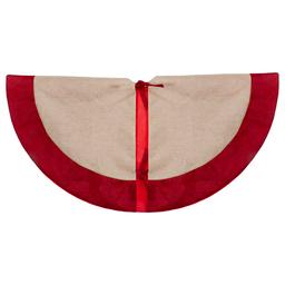 Northlight Seasonal 36in. Santa Embroidered Christmas Tree Skirt