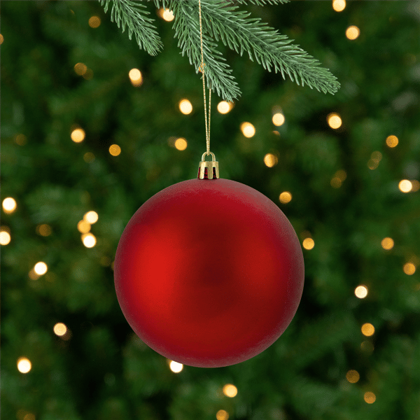 Northlight 12ct. Red Hot Shatterproof Christmas Ball Ornaments
