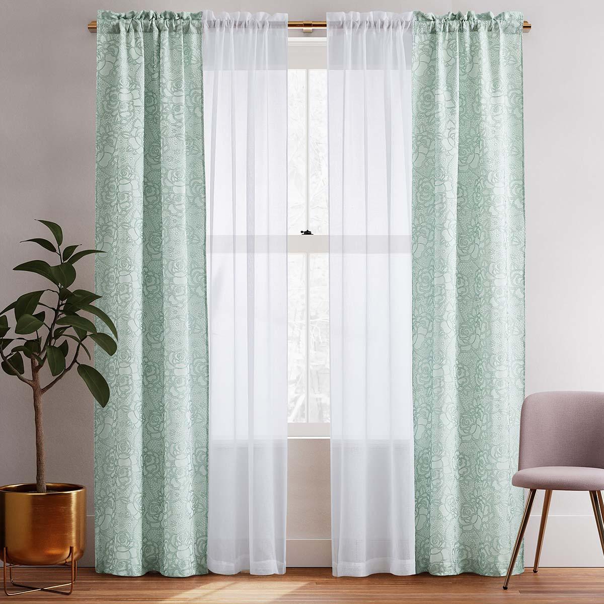 Connelly Lace Jacquard & Dolly Sheer
