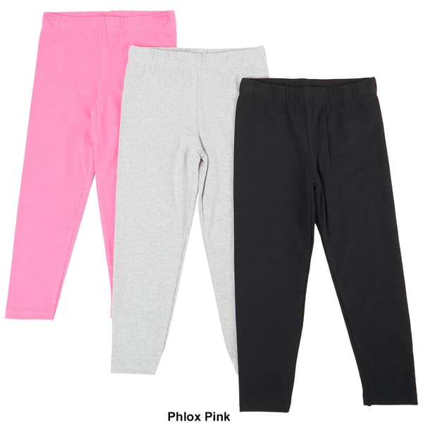 Girls &#40;4-6x&#41; Star Ride&#174; 3pk. Solid & Marled Leggings