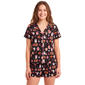 Juniors Derek Heart Short Sleeve Pumpkins & Portraits Pajama Set - image 1