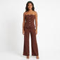 Juniors Madden Girl Strapless Long Vest Jumpsuit w/ Buttons - image 1