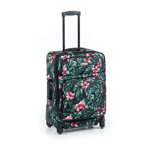 Leisure Lafayette Tropical Hibiscus Pattern 21in. Spinner - image 