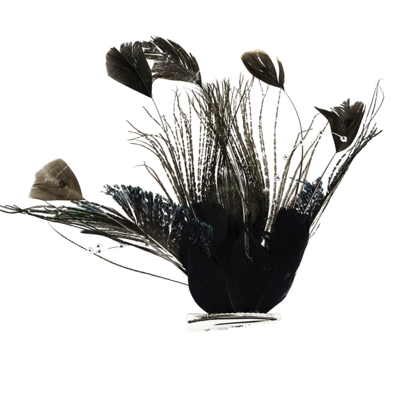 Northlight Peacock Ocelli Feather Clip-On Christmas Ornament