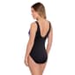 Plus Size Great Lengths Faux Tie Tropical One Piece Swimsuit - image 3