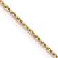 Unisex Gold Classics&#40;tm&#41; .8mm. Diamond Cut 14in. Necklace w/Lobster - image 1