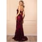 Juniors Blondie Nites Sequin V-Neck Mermaid Sheath Dress - image 6