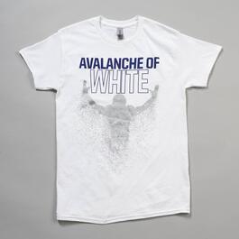 Mens Avalanche of White Short Sleeve Tee