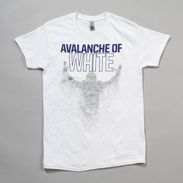Mens Avalanche of White Short Sleeve Tee - image 