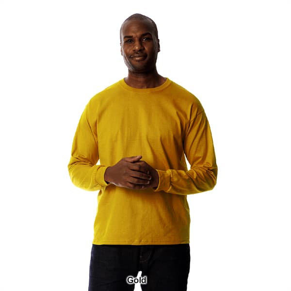 Mens long sleeve crew neck Classic T-Shirt