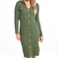 Womens Nanette Lepore Button Front Midi Sweater Dress - image 3
