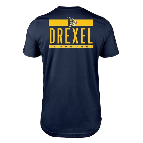 Mens Drexel Back and Front Short Sleeve Tee - Navy
