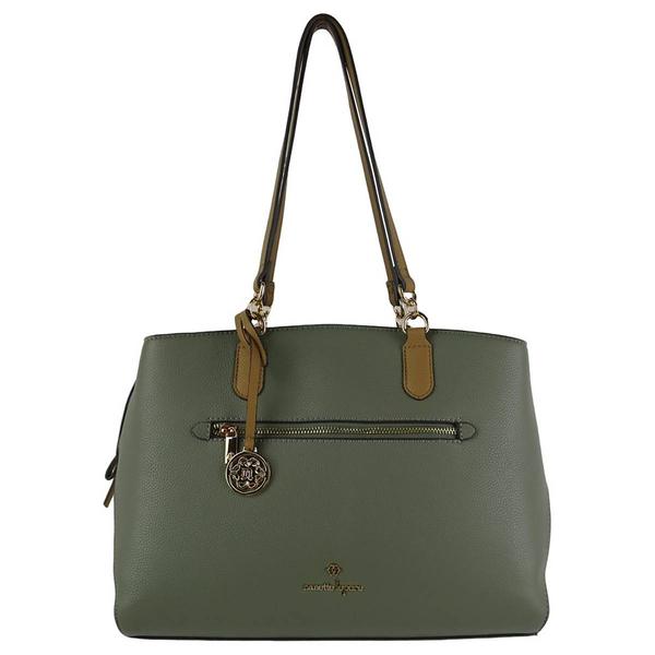 Nanette Lepore Taelor Color Block Satchel - Dusky Pine