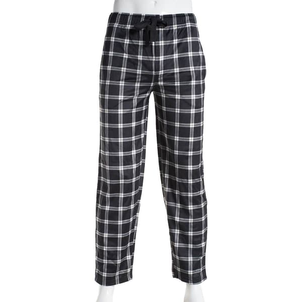 Mens IZOD® Silky Fleece Pajama Pants - Ebony - Boscov's