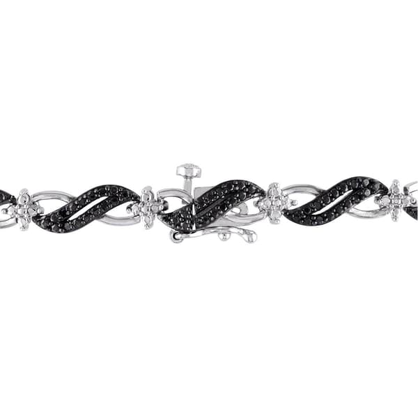 Radiant Rainbow™ 1/4ctw. Diamond Infinity Link Bracelet