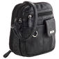 MultiSac North/South Black Floral Textured Zip-Around Crossbody - image 3
