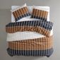 Marimekko Tiiliskivi Raita Cotton Duvet Cover Set - image 8