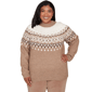 Plus Size Alfred Dunner Sunset Ridge Nordic Fair Isle Sweater - image 1
