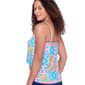 Womens American Beach Libson Tiles Tiered Tankini Swim Top - image 3