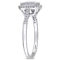 Diamond Classics™ 10kt. White Gold 1/2ctw. Diamond Square Ring - image 4