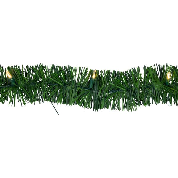 Northlight Seasonal 18ft. Pre-Lit White Lights Christmas Garland