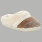 Womens Cuddl Duds&#174; Color Block Faux Fur Clog Slippers - image 4