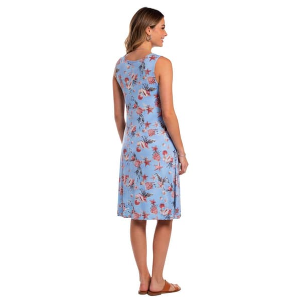 Petite Architect® Sleeveless Coastal Seashell Shift Dress
