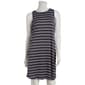 Womens Nicole Miller Striped Peached High Neck Nightgown - image 2