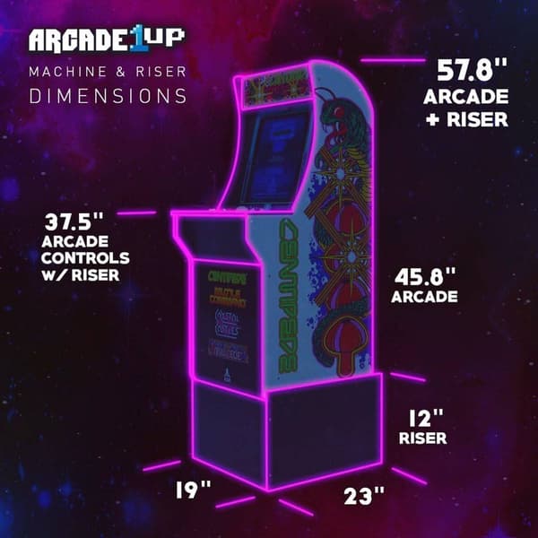 Arcade1UP 12-in-1 Mortal Combat Legacy Arcade Game