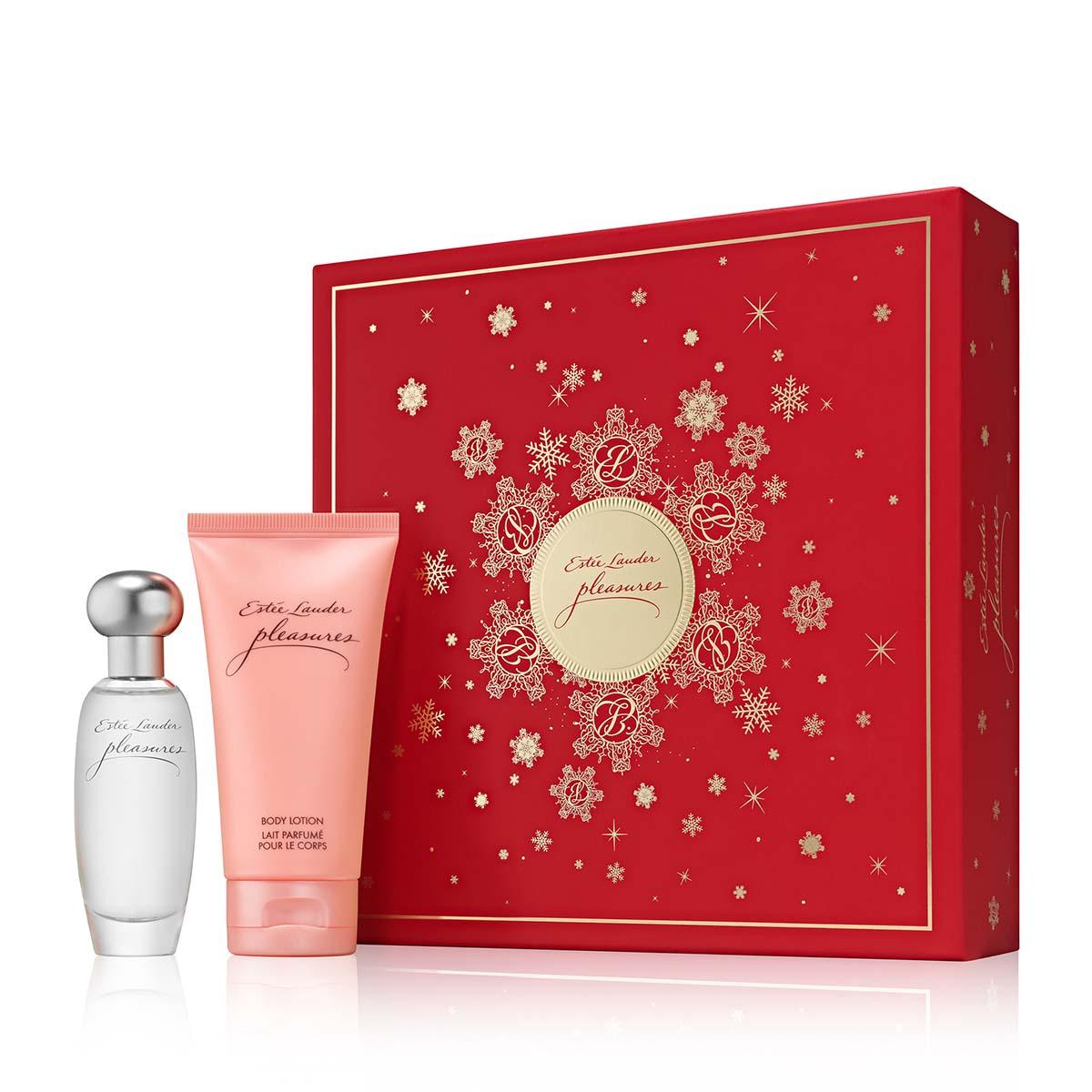 Open Video Modal for Estee Lauder(tm) Pleasures Perfume + Body Lotion Gift Set