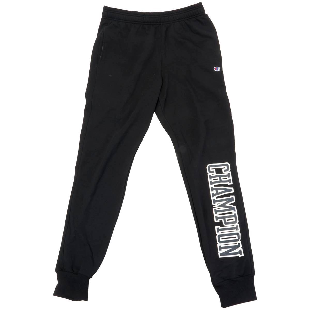 Mens Champion® Block Graphic Solid Jogger Sweatpants