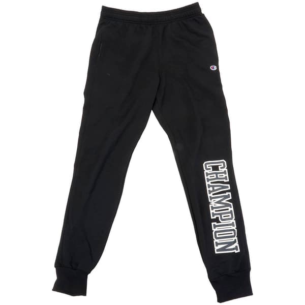 Mens Champion Block Graphic Fleece Joggers - image 